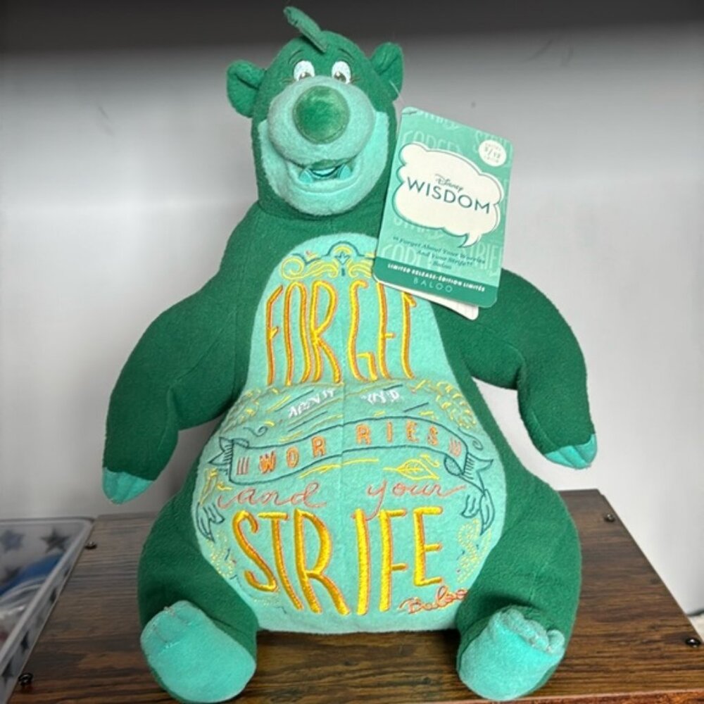 Disney Wisdom Collection Plush Baloo 3/12